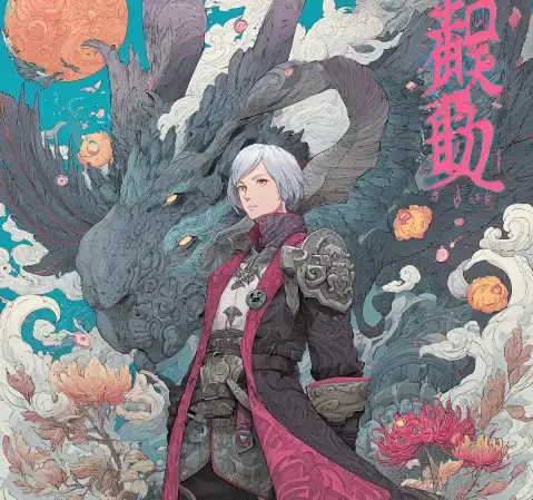 科幻题材的未来都市与光线氛围示意